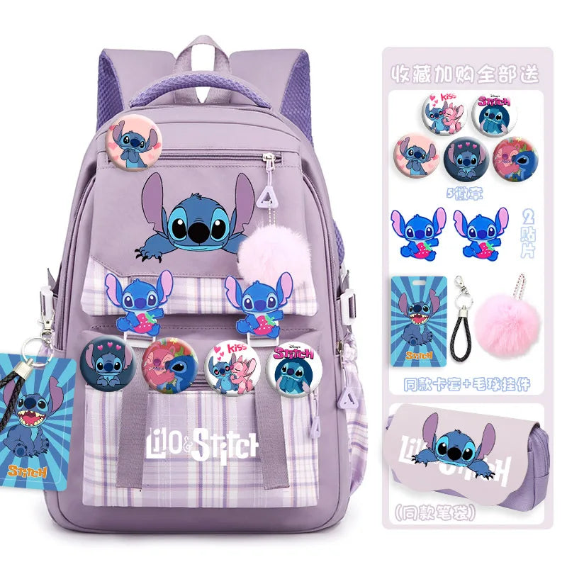 Stitch Cartoon Schoolbag
