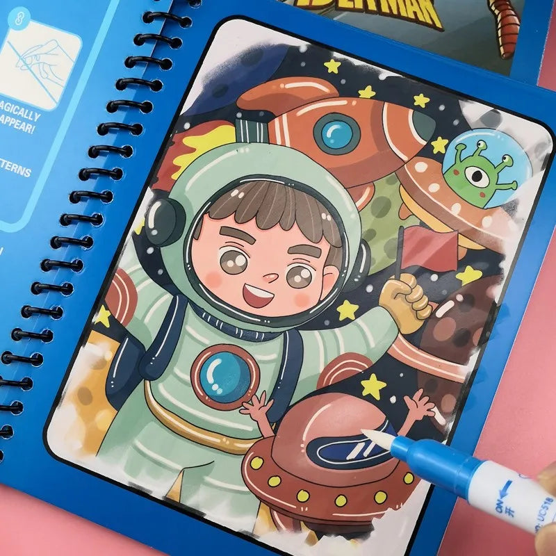 Magic Water Drawing Book for Kids
