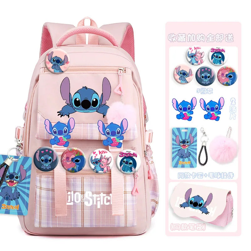 Stitch Cartoon Schoolbag