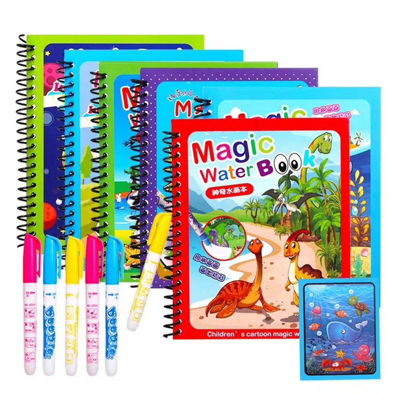 Magic Water Drawing Book for Kids