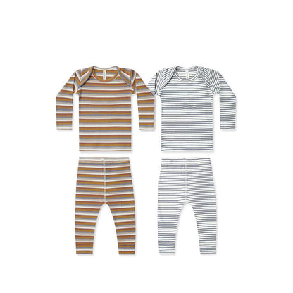 Striped Baby Outfit Set