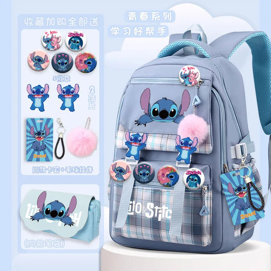Stitch Cartoon Schoolbag