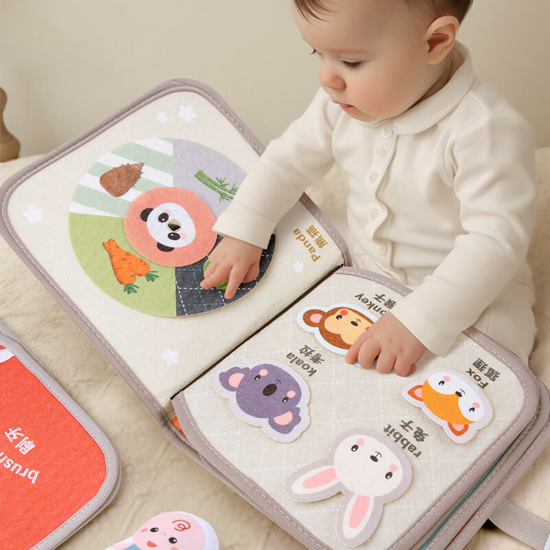 Animal Adventure Quiet Book 🦁