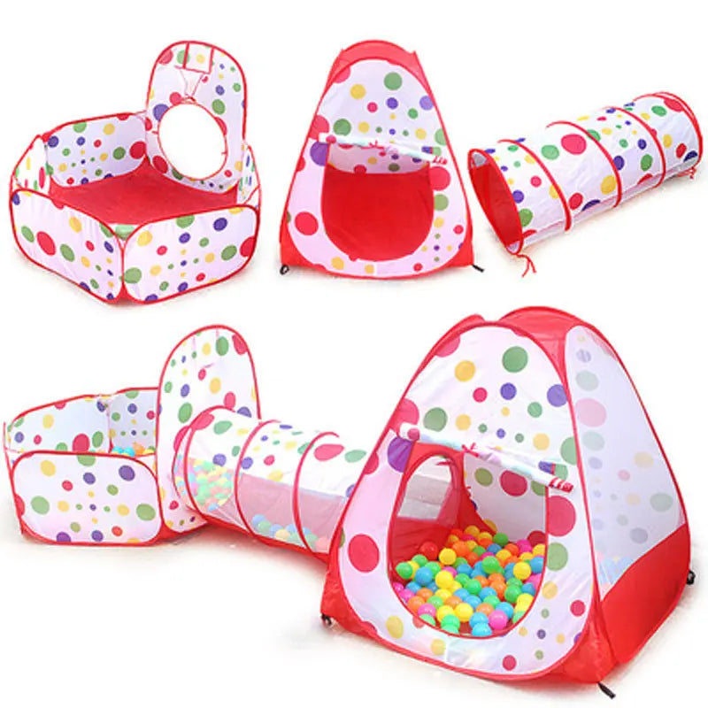 3-in-1 Foldable Baby Playpen & Ball Pool Set