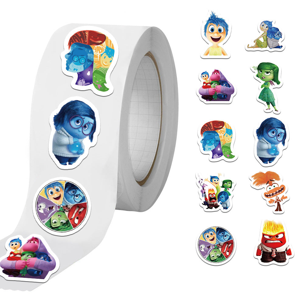 Inside Out 2 Sticker Roll - 500pcs