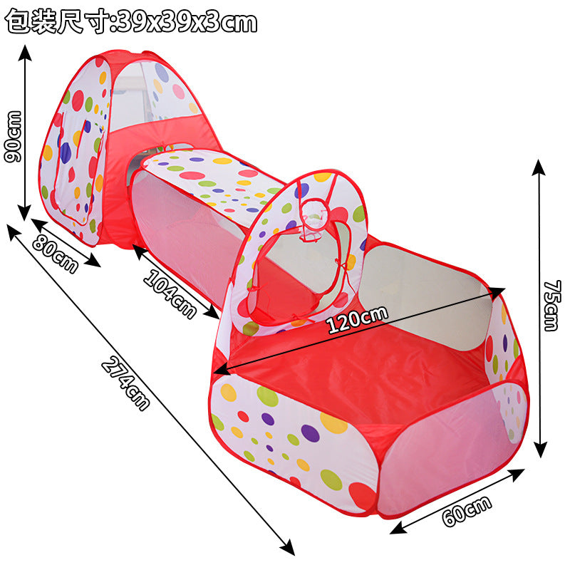 3-in-1 Foldable Baby Playpen & Ball Pool Set