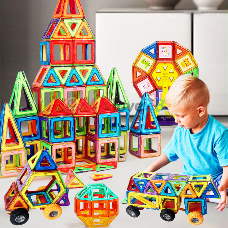 MagnaBuild Plus – Big Magnetic Blocks for Kids