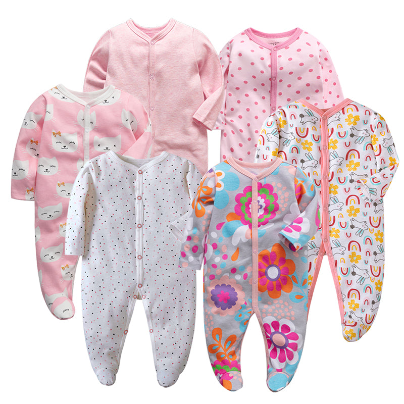 Cartoon Baby Rompers Set