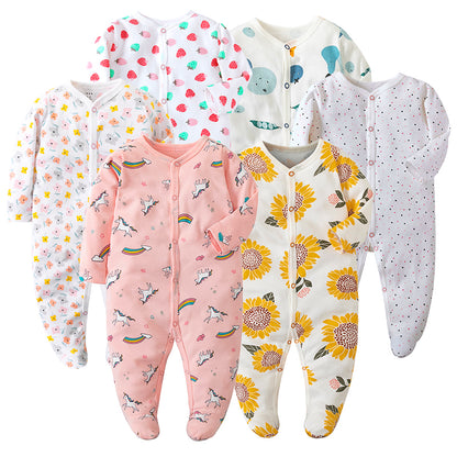 Cartoon Baby Rompers Set