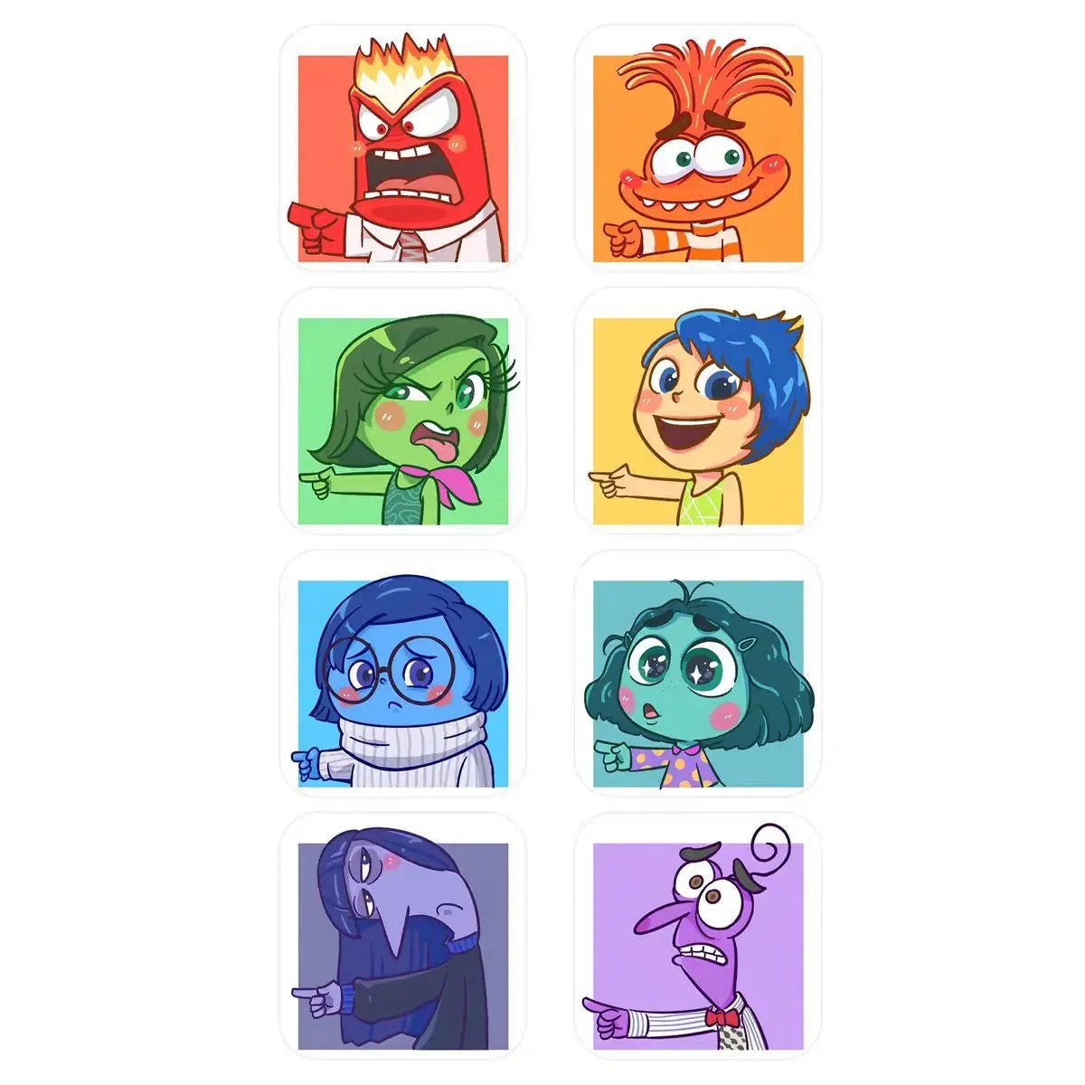 Inside Out 2 Sticker Roll - 500pcs