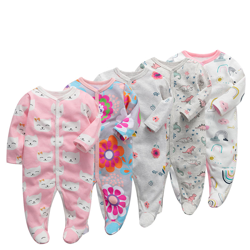 Cartoon Baby Rompers Set