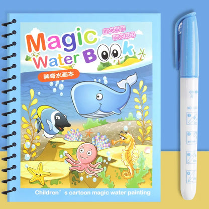 Magic Water Drawing Book for Kids