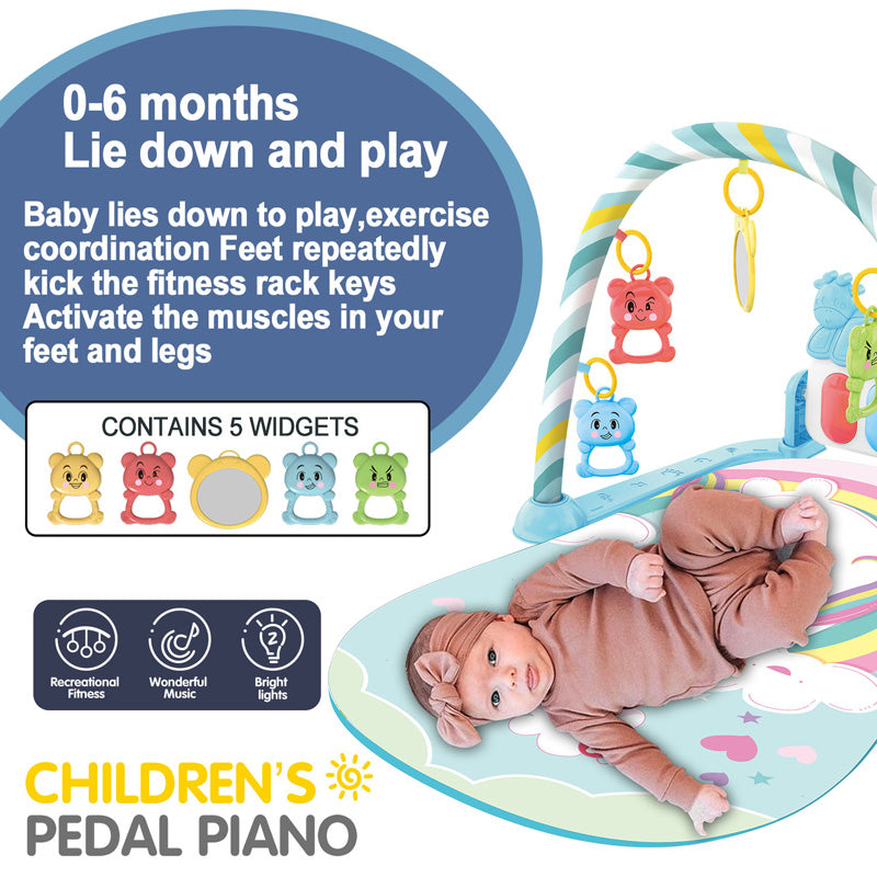 Baby Piano Play Gym & Activity Mat 🎶👶