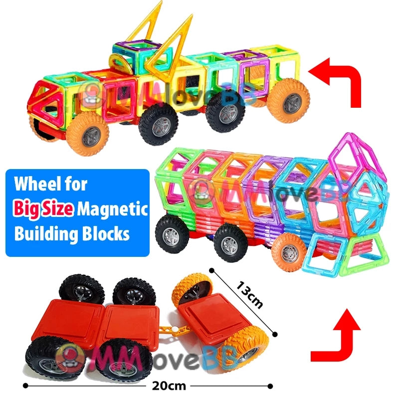 MagnaBuild Plus – Big Magnetic Blocks for Kids
