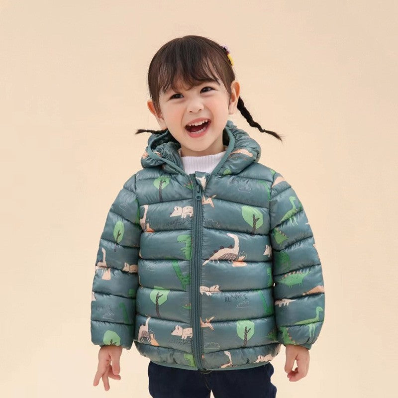 Dino Hooded Down Jacket