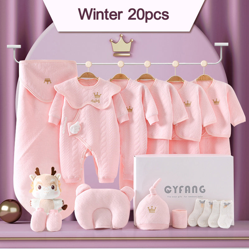 CozyCotton Newborn Set (15/17/18/20 pcs) - Unisex 0-3M