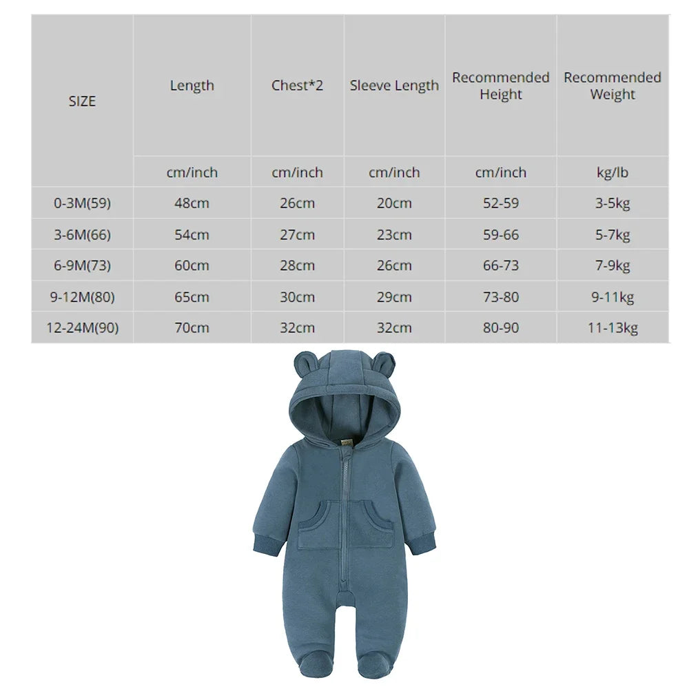 CozyBear Baby Romper