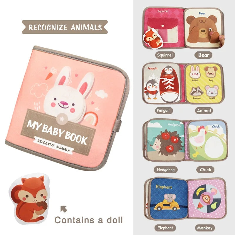 Animal Adventure Quiet Book 🦁