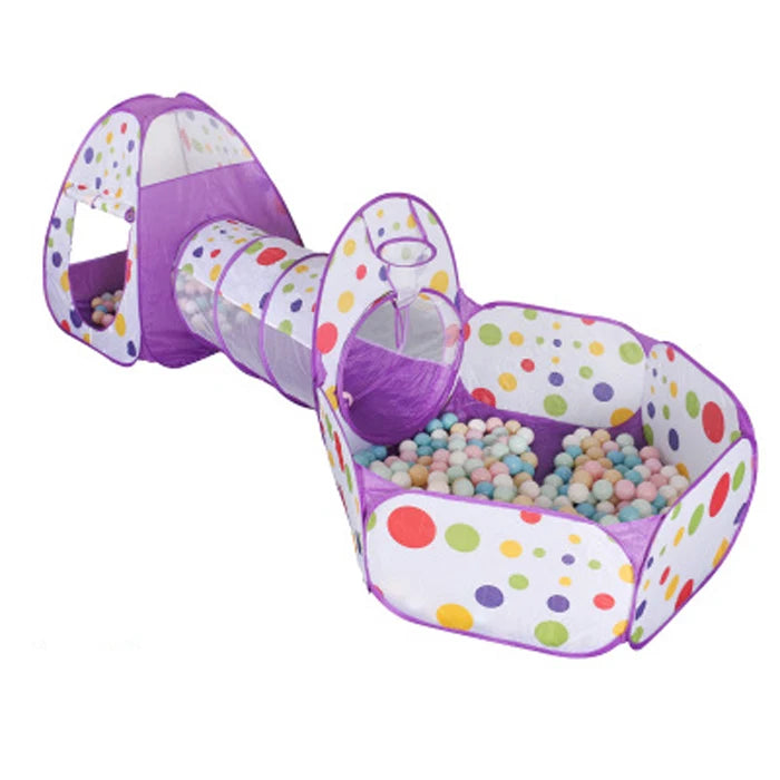 3-in-1 Foldable Baby Playpen & Ball Pool Set