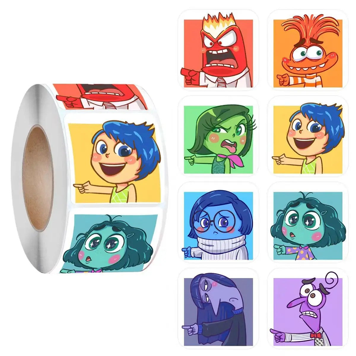 Inside Out 2 Sticker Roll - 500pcs