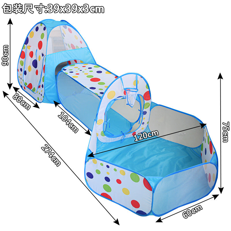 3-in-1 Foldable Baby Playpen & Ball Pool Set