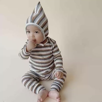 Striped Baby Outfit Set